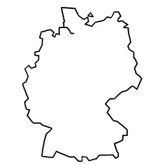 Germany map outline