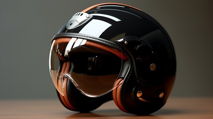 a helmet with integrated sun visor for touring.