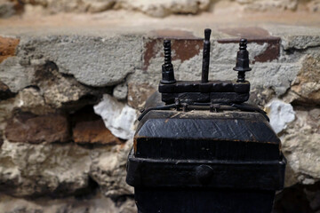 Thumbscrew in a medieval prison