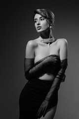 Naklejka premium woman cover body