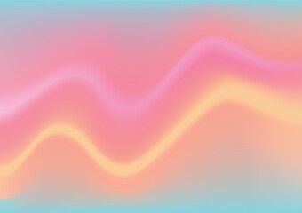Abstract colorful blur smooth background, yellow and pink gradient vector illustration template for website, banner, poster, backdrop.