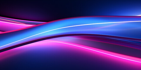 Neon pink and blue textured wave background 