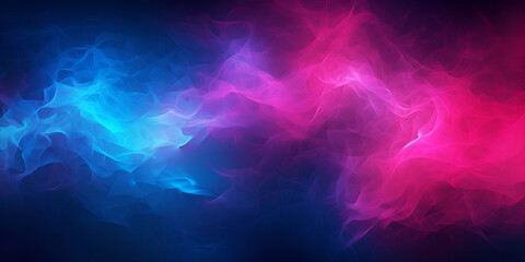 Obraz premium Neon pink and blue textured abstract background 