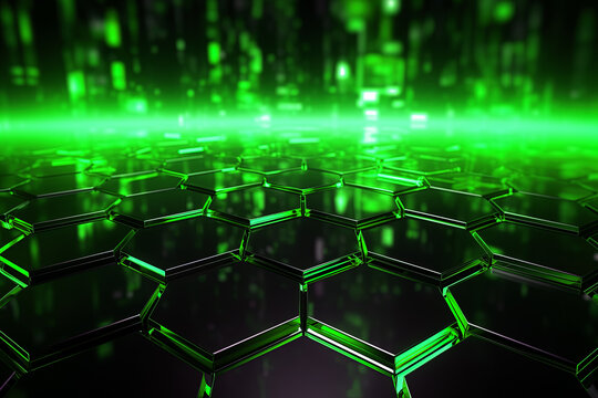 lime green hexagon wallpaper