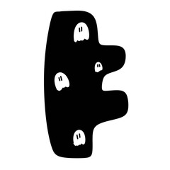 korean letter in halloween