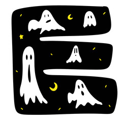 korean letter in halloween