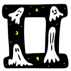 korean letter in halloween