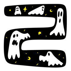 korean letter in halloween