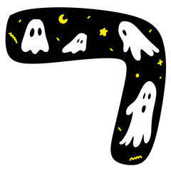 korean letter in halloween