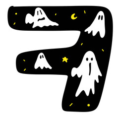 korean letter in halloween