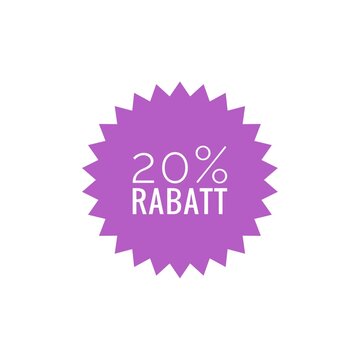 20 Prozent Rabatt - Logo