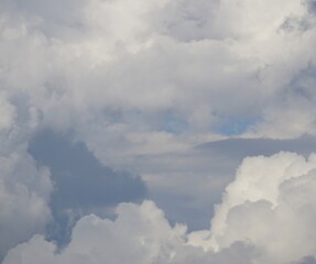 the clouds with blue sky