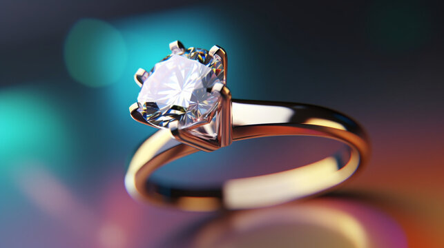 Jolie bague. Diamants, argent, or, joyaux. Bijou, joaillerie, luxe. Arri&egrave;re-plan pour conception et cr&eacute;ation graphique.