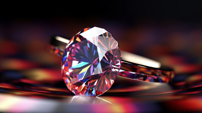 Jolie bague. Diamants, argent, or, joyaux. Bijou, joaillerie, luxe. Arri&egrave;re-plan pour conception et cr&eacute;ation graphique.