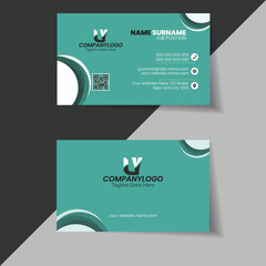 Free vector elegant corporate business card