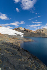 Aerial view of the Pastoruri Glacier, Ancash.