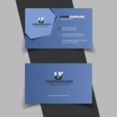 Free vector elegant corporate business card