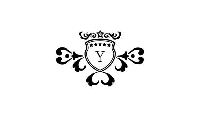 Luxury Royal Card Logo Y