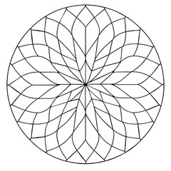 Obraz premium mandala logo