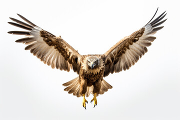 Eagle Isolated On White, Eagle On White Background, Eagle, Eagle Flying