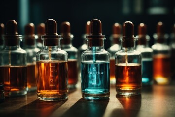 whiskey bottle and glasses