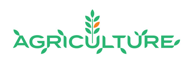 agriculture logo. agriculture and spike symbol concept