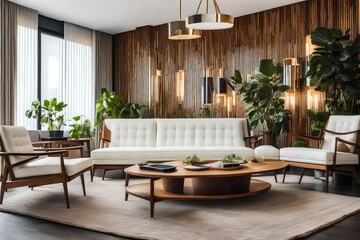 living room with furniture