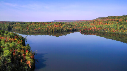 Victory Dam Lake in Autumn