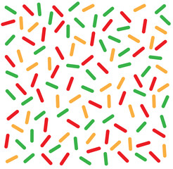 Modern flat geometric rounded line colorful vector background