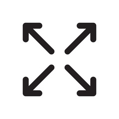 Arrow Direction Icon - Resize Icon