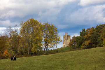 Der Wasserturm auf dem Ohrdrufer Goldberg im Herbst