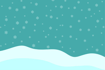 winter background with snowflakes illustration vector