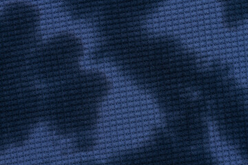 Blue weave textured fabric background