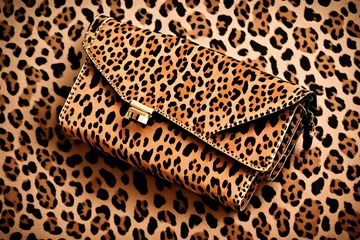 Fotobehang leopard skin texture © zooriii arts