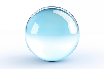 Image of Bubble isolated on white background