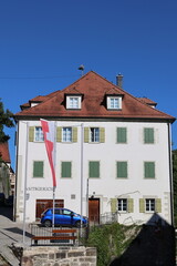 Historisches Gebäude im Zentrum von Horb am Neckar im Schwarzwald