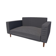 Sofa single transparent image