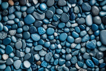 Fototapeta na wymiar background of blue stones