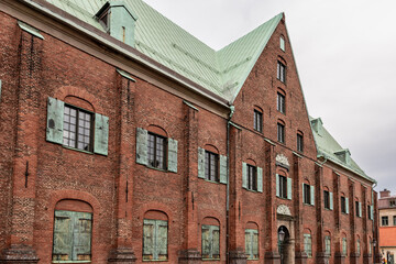 Gothenburg, Sweden: Gothenburg's Arsenal, Kronhuset. The redbrick building was originally used as...