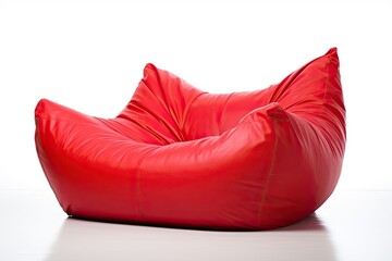 Bean bag sofa isolated on white background