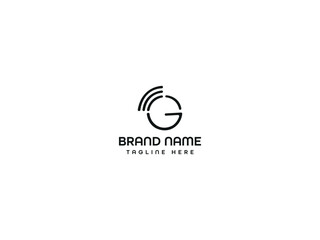 Obraz premium G wifi icon logo