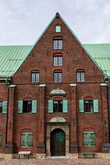 Gothenburg, Sweden: Gothenburg's Arsenal, Kronhuset. The redbrick building was originally used as an arsenal for the city garrison and as a granary