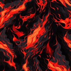 Volcanic Lava Fields Pattern