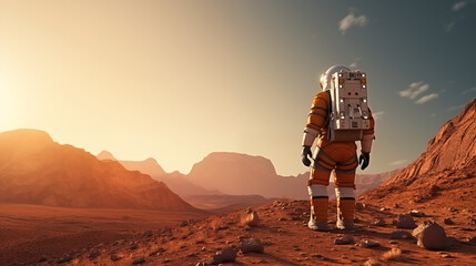 Explorer Surveys Potential Colonization Sites on Mars for Human Space Expansion