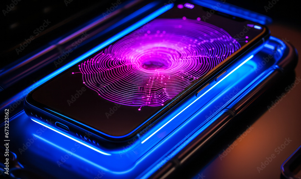 Poster double shield: smartphone utilizing fingerprint and two-factor authentication for cybersecurity