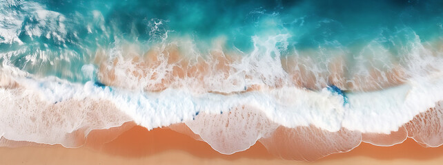 Spectacular Aerial Ocean Waves: Created with Generative AI Technology