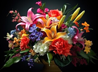 colorful Bunch of flowers