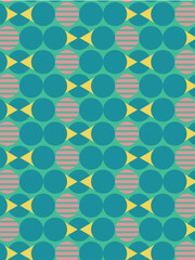 circle strip seamless pattern