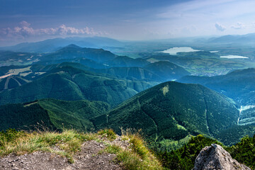 Wielki Chocz, Góry Choczańskie Słowacja widok na Tatry - obrazy, fototapety, plakaty