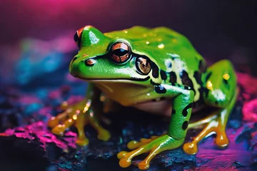 Fototapeten frog, amphibian animal animal frog, amphibian animal animal frog in the pond © Shubham